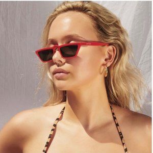 Prive Revaux Red Sunglasses NWT